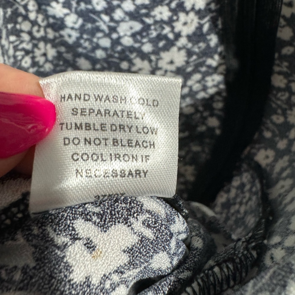 Sugarlips Floral Jumpsuit, Black/White, Size Small, NWT, cropped, square neck - Picture 9 of 10